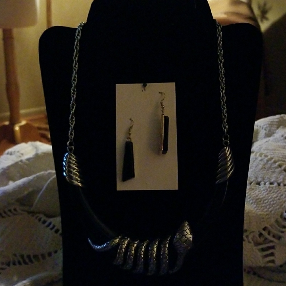 Necklace and Earrings